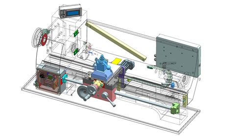 cnc lathe machine drawing|lathe machine drawing with parts.